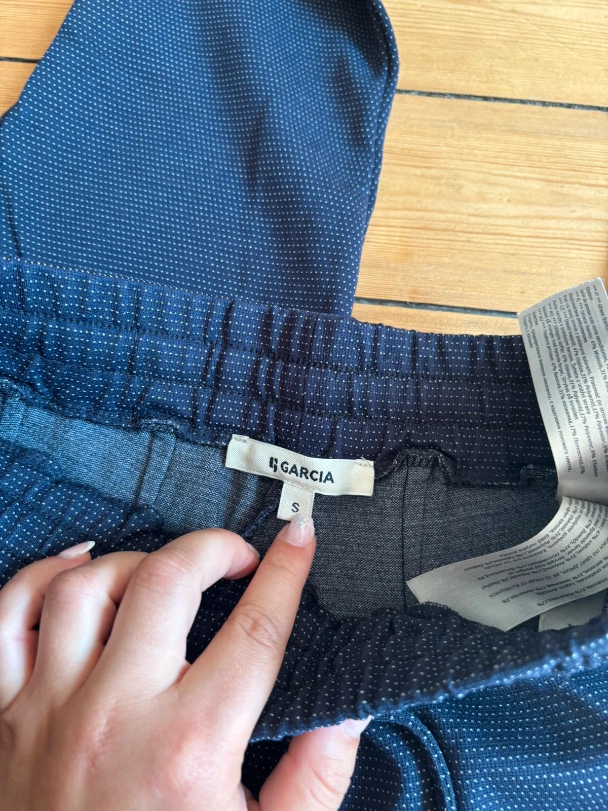 Calça azul marinho Garcia tamanho S – photo 3